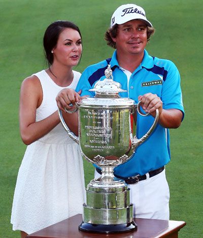 Jason Dufner and wife