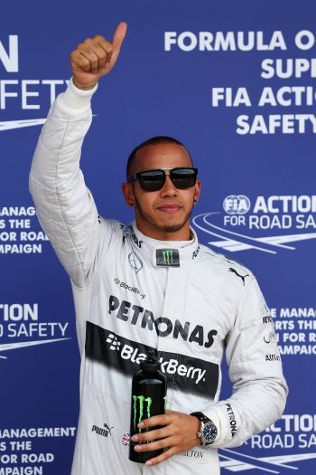 Belgian GP: Hamilton takes fourth pole in a row