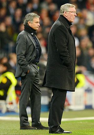 Jose Mourinho and Alex Ferguson