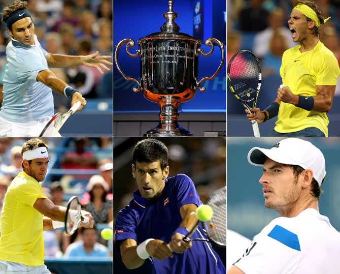The famous five: Usual suspects eyeing US Open glory