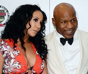 Former boxer Mike Tyson with wife Lakiha 'Kiki' Tyson