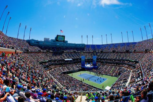 A general view of Arthur Ashe Stadium