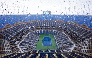 US Open: Rain suspends opening day's play, Federer match postponed