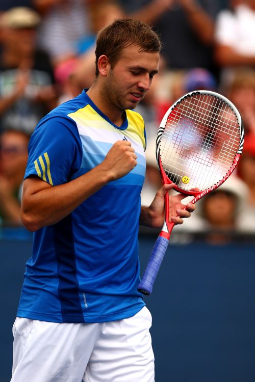 Dan Evans of Great Britain