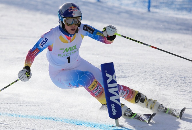 Lindsey Vonn of the US Alpine Ski Team