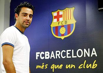 Xavi of FC Barcelona