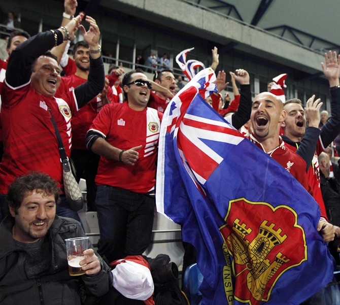 Gibraltar's supporters
