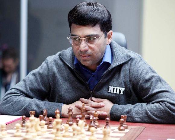 Anand will take on Sergey Karjakin in the fourth round on Monday.