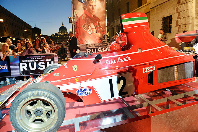 A general view of the atmosphere at 'Rush' The Movie Rome Premiere in September