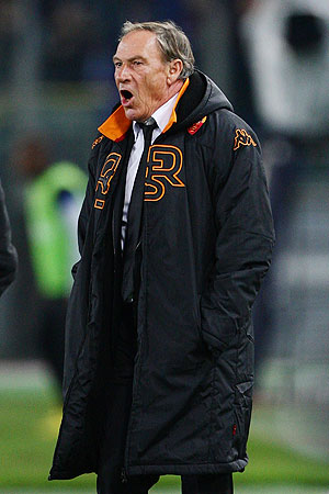 AS Roma head coach Zdenek Zeman