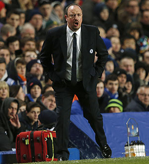 Chelsea coach Rafael Benitez