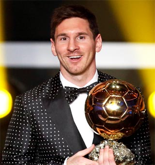 Messi wins World Player of the Year for fourth time - Rediff.com Sports