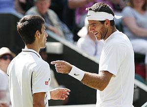 Djokovic and Del Potro