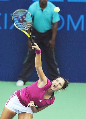 sania mirza racket