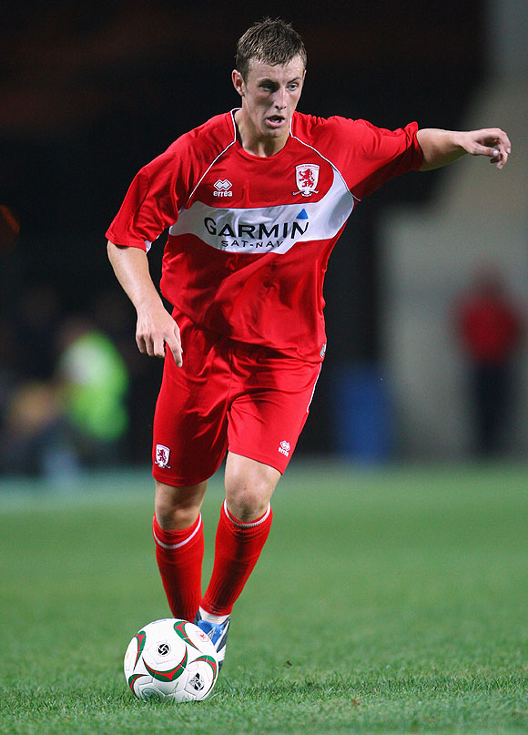 John Johnson playing for Middlesbrough in 2008