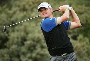 Paul Lawrie of Scotland at British Open golf