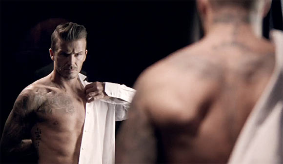 David Beckham goes shirtless again in new ad campaign