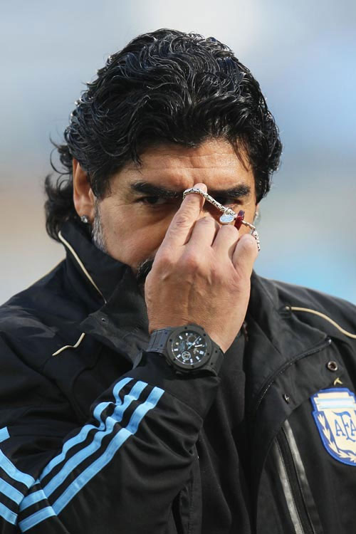Argentina soccer legend Diego Maradona