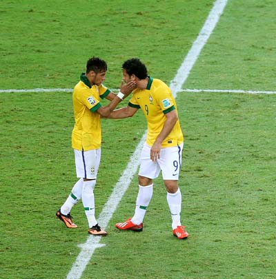 Neymar and Fred