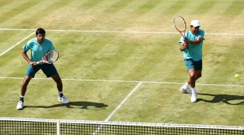 Rohan Bopanna and Mahesh Bhupathi