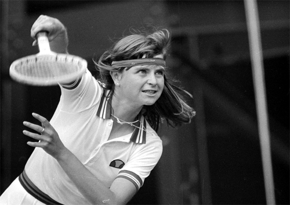 Hana Mandlikova at Wimbledon