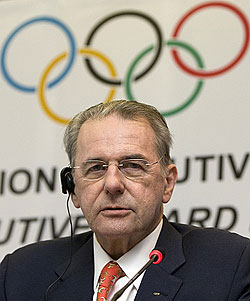 IOC chief Jaques Rogge