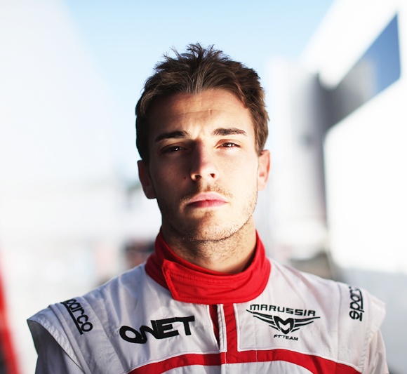 Jules Bianchi of France and Marussia poses