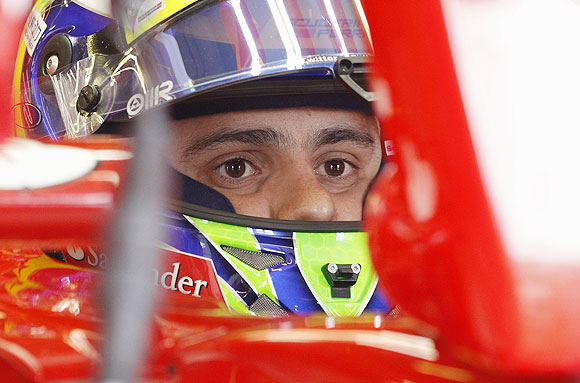 Felipe Massa at the start of the Australian GP
