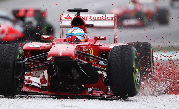 Ferrari Formula One driver Fernando Alonso of Spain