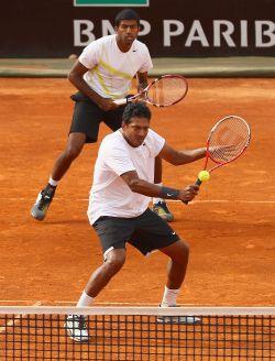 Mahesh Bhup[athi and Rohan Bopanna