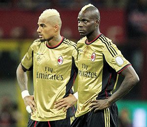 Kevin-Prince Boateng and Mario Balotelli