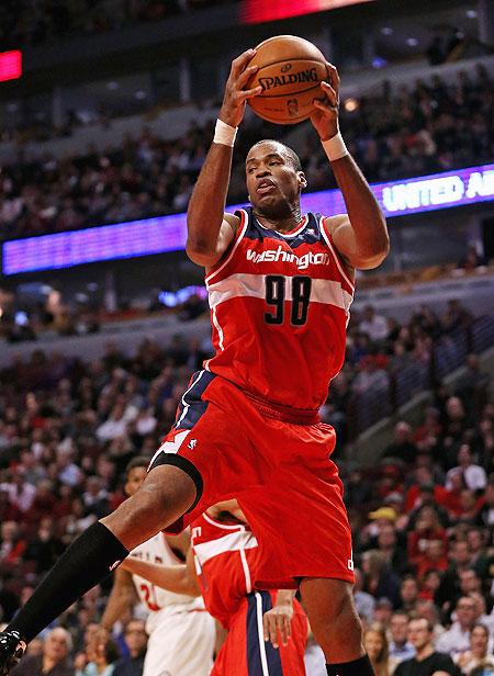 Jason Collins (98) of the Washington Wizards