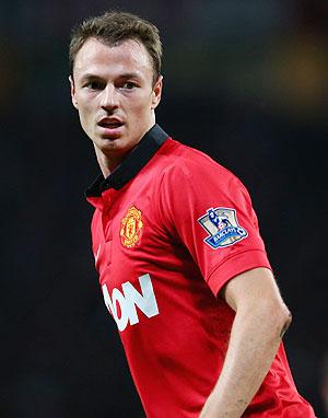 Manchester United's Jonny Evans