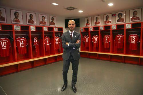 Bayern Munich coach Pep Guardiola