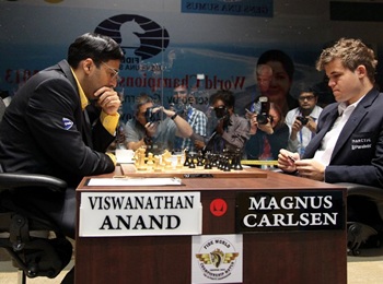 World chess champion: Anand manages draw in Game 7