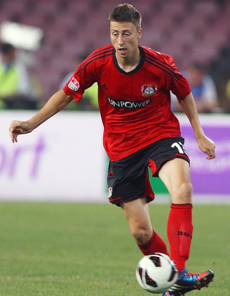Jens Hegeler of Bayer Leverkusen