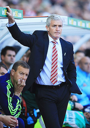 Stoke manager Mark Hughes