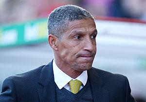 Norwich manager Chris Hughton