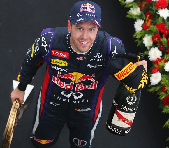 Sebastian Vettel of Germany