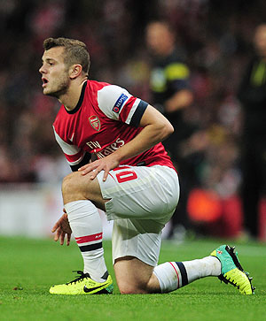 Arsenal's Jack Wilshere