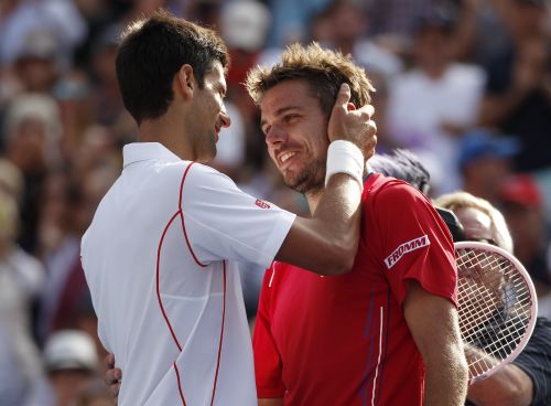 Novak Djokovic and Stanislas Wawrinka 