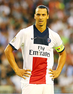 Zlatan Ibrahimovic of PSG