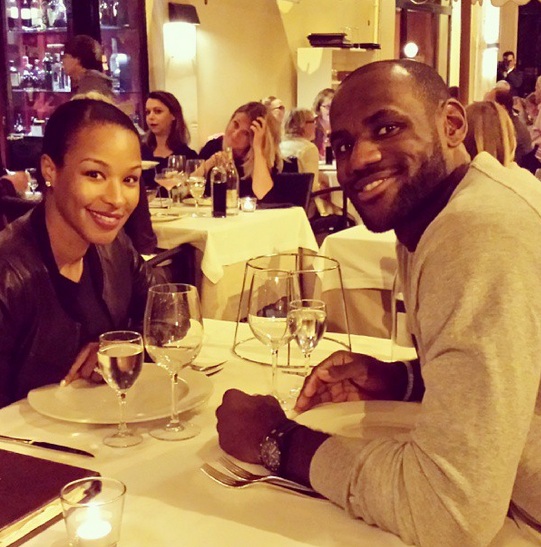 Blissful LeBron James shares 'first post-wedding' pictures!