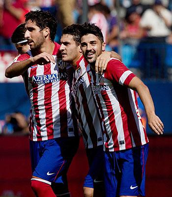 David Villa of Atletico Madrid