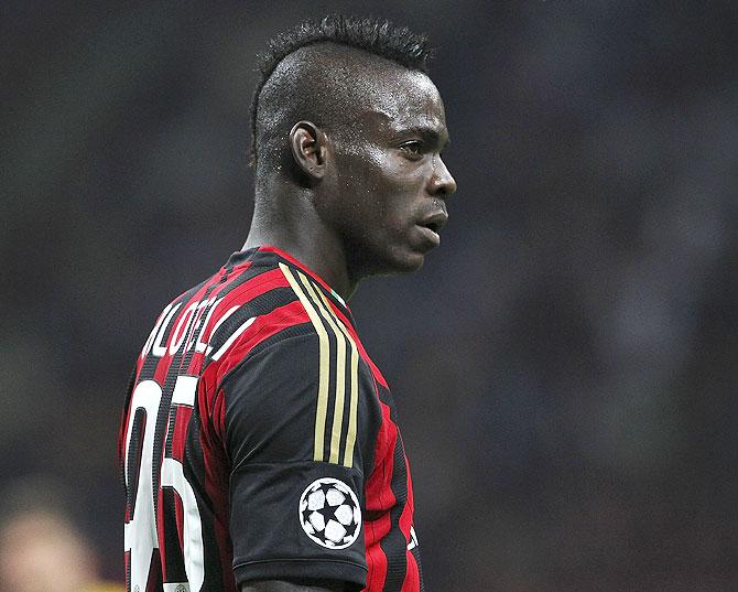 AC Milan's Mario Balotelli