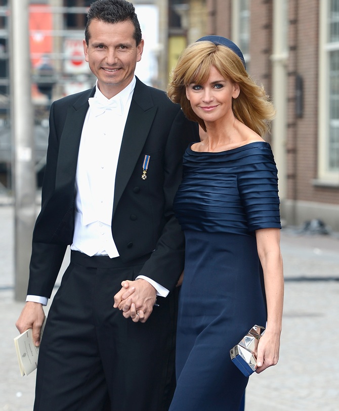 Richard Krajicek and his wife Daphne Deckers