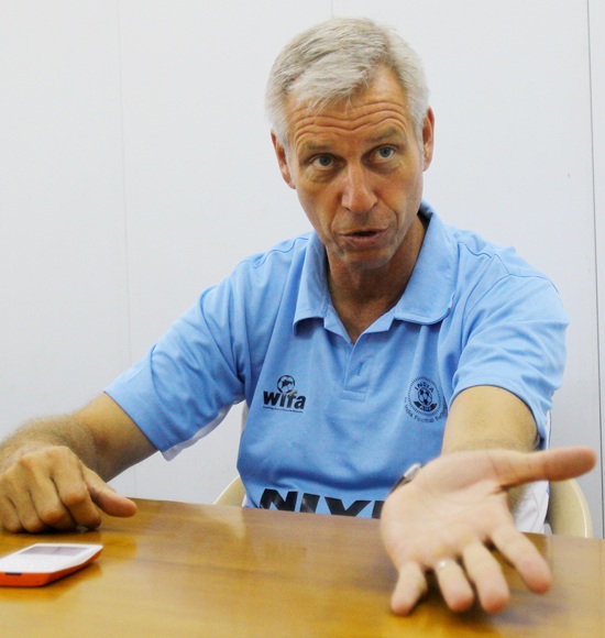 Wim Koevermans during a media interaction