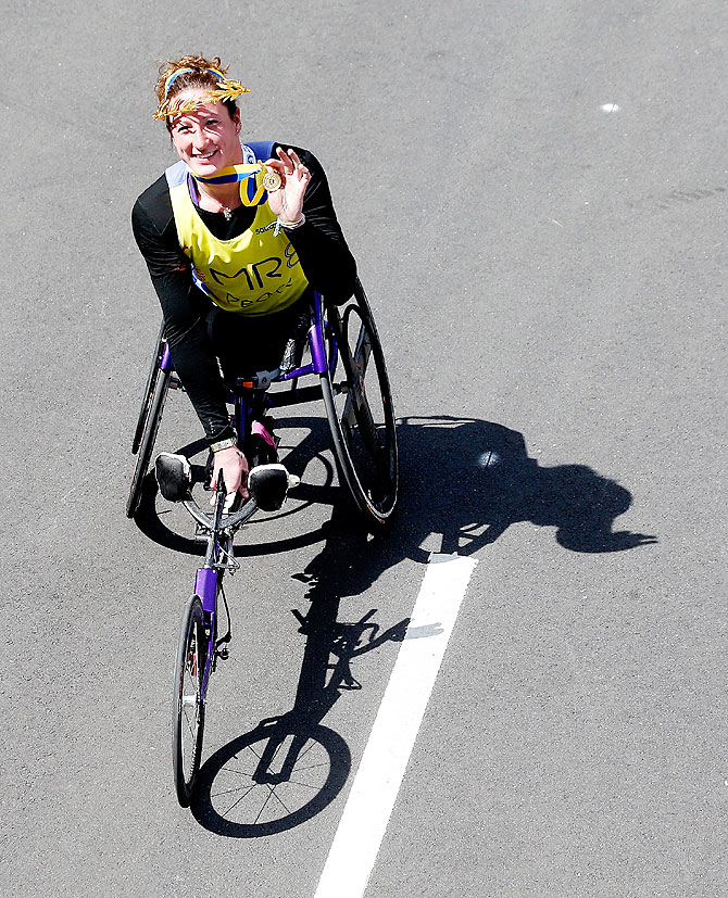 10 BEST PHOTOS: Unbridled spirit on show at Boston Marathon