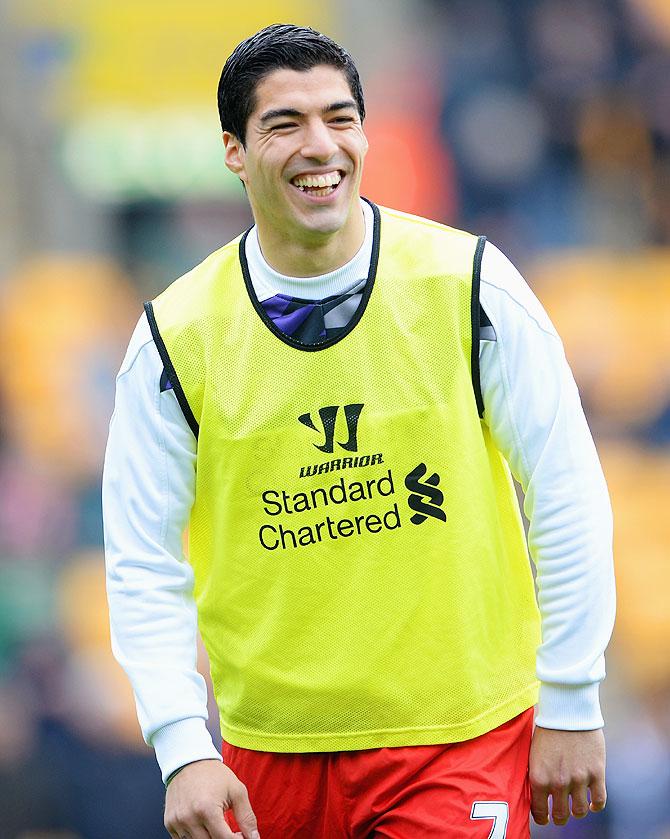 Liverpool's Luis Suarez