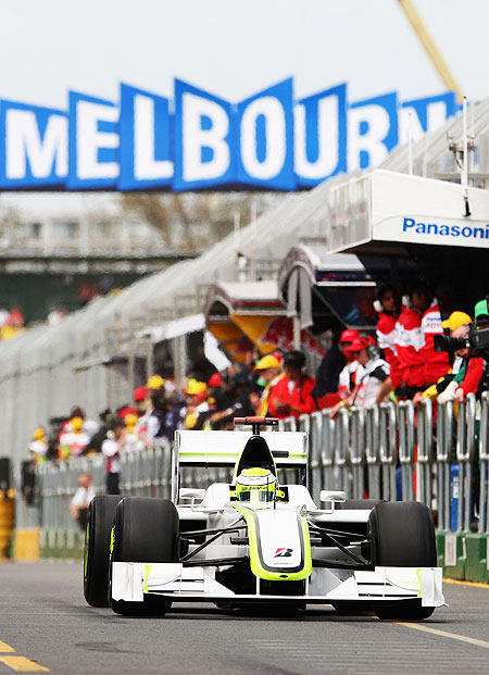An F1 race in Melbourne